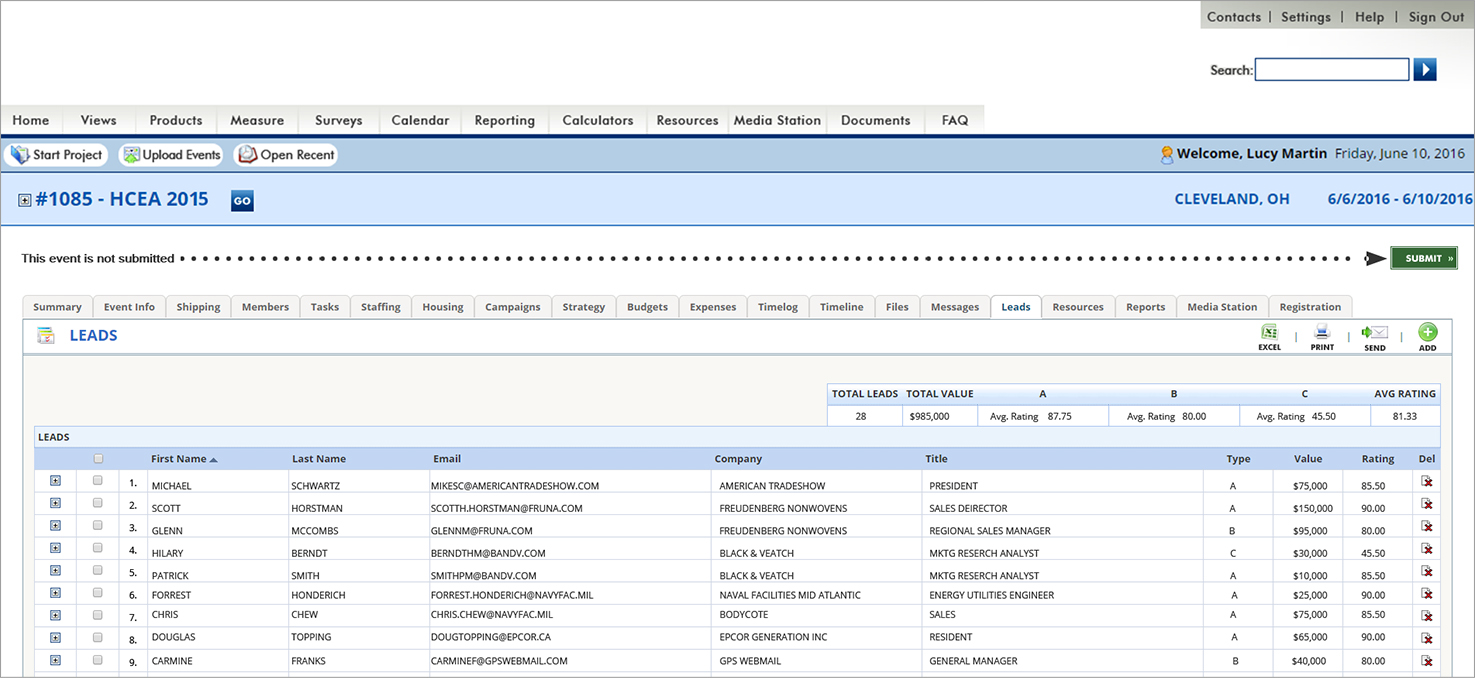 Aggregate your lead data